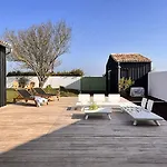 With Pool Between Village, Beach, And Forest Ars-en-Re