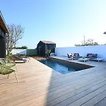 With Pool Between Village, Beach, And Forest Villa