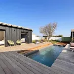 With Pool Between Village, Beach, And Forest Ars-en-Re