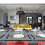 Villa With Pool Between Village, Beach, And Forest