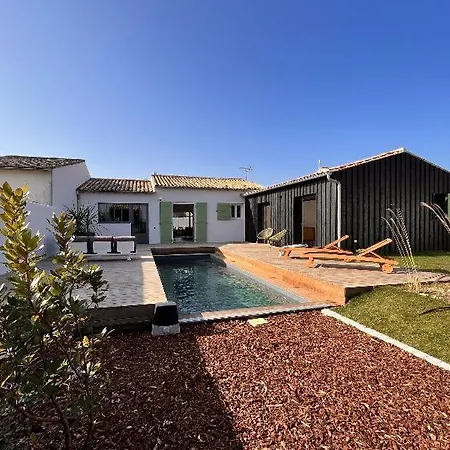 With Pool Between Village, Beach, And Forest *